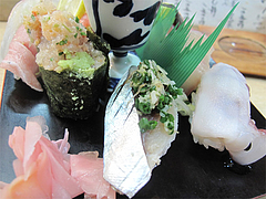 10メニュー:海鮮軍艦・〆鯖・蛸@鮨・あつ賀・渡辺通り