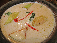 料理:グリーンカレー@タイ料理オシャ・大橋