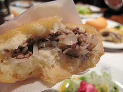 10ランチ:ピロシキ断面@ロシア料理レストラン・ツンドラ・天神