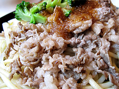 料理:牛肉スタミナ焼アップ@エルボン・博多区古門戸町