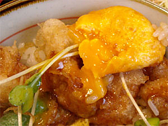 とり天親子丼アップ@うどん屋『麺やほり野』