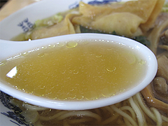 6ランチ:豚角煮ラーメンスープ@黄金福ワンタンまくり・西長住店