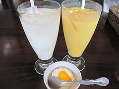 ランチ:ラッシーとマンゴーラッシー@LION-CURRY(ライアンカリー)・佐賀・鳥栖