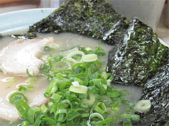 料理・岩のりラーメンアップ@昭和福一ラーメン五十川店(那珂店)