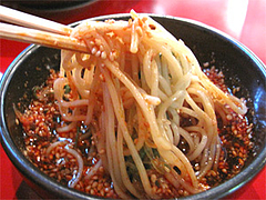 13料理:廣島つけ麺(冷)食べる麺@廣島つけ麺本舗ばくだん屋・中州店