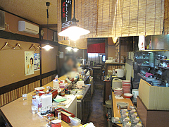 店内@名前がないラーメン屋・薬院