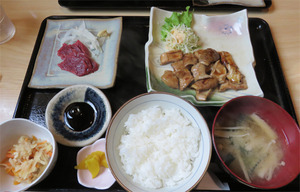 4馬ホルモン焼定食700円@馬庵このみ
