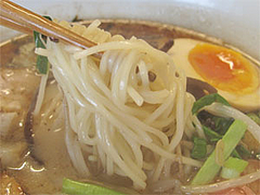 料理:黒らぁめん麺@一龍・福岡県春日市