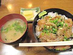 料理:海鮮丼セット@魚魚・居酒屋