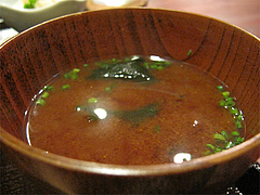 ランチ:トンカツの赤だし@かつきち・大橋