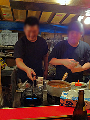2店内:厨房@博多っ子純情屋台・喜柳