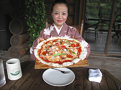 料理:海のカルツォン1,800円@森のログレストラン・アラスカ