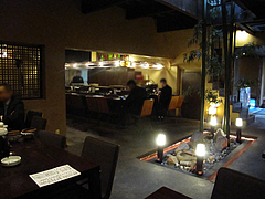 5店内:テーブル席@ラーメン居酒屋・長浜将軍・門