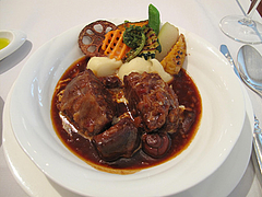 17ランチ:高橋ムッシュ特製牛ホホ肉のワイン煮込み@ブルースター・タカクラホテル福岡