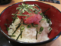15ランチ:明太子ごはん@ラーメン・博多一幸舎・太宰府インター店