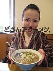 料理:かき味噌ラーメン食べる@札幌ラーメンどさん子・福岡