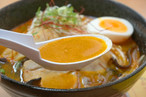 スープ辛い