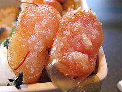 料理:めんたい重の基本と辛口@元祖博多めんたい重・西中洲