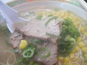 12コーンラーメン肉@長浜ラーメン力