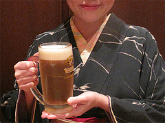 料理:生ビール@柳町一刻堂