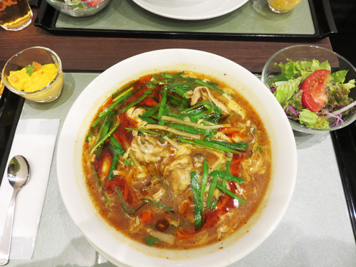 7カキ入り酸辣湯麺1,280円