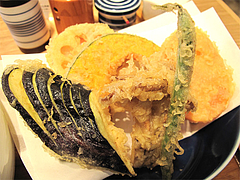 料理:野菜天うどんの天ぷら@讃岐うどん志成(しなり)
