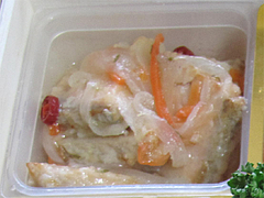 料理:サーモンエスカベーシュ@2011セントラルホテル福岡お節(おせち)・二の重
