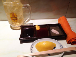 3セッティング@串の店・うえむら