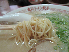 8ランチ:ラーメン麺@長浜ラーメン・長浜御殿・住吉店