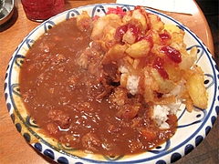 料理:玉ねぎフライカレー730円@文化屋カレー店・博多区住吉