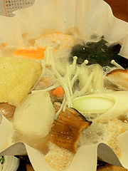 12ランチ:紙鍋うどん沸騰@博多大福うどん・うどんすきと水炊き