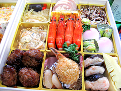 料理:空撮@2011セントラルホテル福岡お節(おせち)・三の重