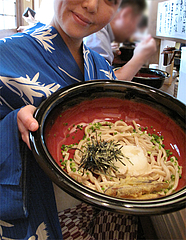 料理:おろしぶっかけうどん700円@中世博多うどん春月庵・承天寺前店