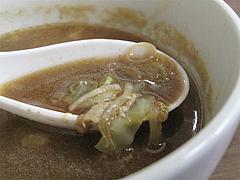 料理:博多つけ麺スープ割り2@博多麺業・島系・春吉店