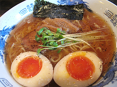 料理:醤油ラーメン500円+味付玉子100円@醤油ラーメン・ひるず亭・長丘