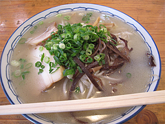 料理:塩ラーメン600円@札幌ラーメンえぞっ子本店・箱崎ふ頭