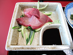 料理:日替の刺身@白頭山天・福岡店