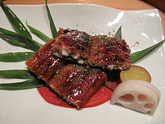 懐石:焼物・鰻@日本料理・浄水茶寮・薬院