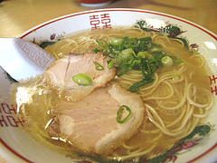 6ランチ:ラーメン単品390円@白龍食堂・那珂川