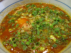 ランチ:つけ麺スープ中辛@つけ麺・麺屋・光喜・福岡