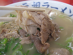 料理:ナシカタラーメン肉@元祖長浜家ラーメン・中央区港