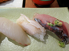 13ランチ:タイ・ミルガイ?・アジ@すしざんまい・天神店