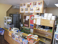 店内:注文カウンター@七福弁当・春日