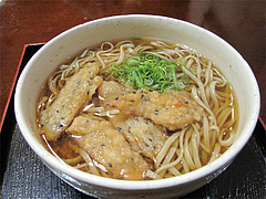 料理:くろ味340円+ごぼう天100円@生粉蕎麦・玄・長浜