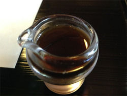 14わらび餅の黒蜜@茶寮・宝泉