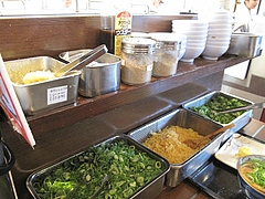 店内:薬味コーナー@丸亀製麺・那珂川・福岡