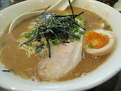 11ランチ:煮玉子ラーメン680円@魚介醤油豚骨・ラーメン・いっき