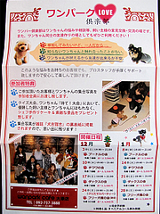 店内:ペットオフ会@ドッグカフェレストラン・ワンパーク大濠店
