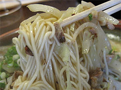 料理:焼らーめん麺@博多らあめん・てん・大橋