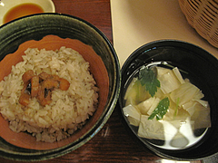 料理:花かご弁当・季節の飯物と湯葉吸物@梅の花・太宰府別荘・自然庵